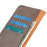 KHAZNEH Retro Style Leather Protector Stand Case for Samsung Galaxy A12 with Magnetic Clasp Closure - Khaki - 7
