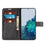 Magnetic Buckle Wallet Leather Phone Protective Shell for Samsung Galaxy S21 5G/S21 4G - Black - 3