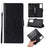 Butterfly Flower Imprinting Leather Case with Wrist Strap for Samsung Galaxy S21 Ultra 5G - Black - 1