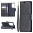 Solid Color PU Leather Phone Case for Samsung Galaxy S21 Ultra 5G - Black - 1
