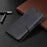 Solid Color PU Leather Phone Case for Samsung Galaxy S21 Ultra 5G - Black - 7