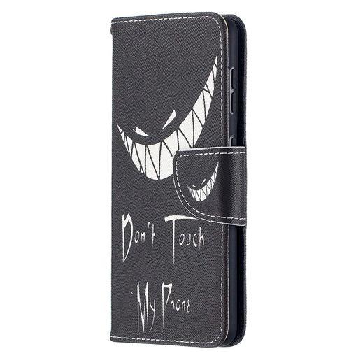 Faddish Pattern Printing Stand Leather Case Cover for Samsung Galaxy S21 4G/5G - Teeth - 2