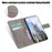 Imprint Tree Owl Leather Stylish Wallet Case for Samsung Galaxy A12 - Grey - 6