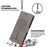 Imprint Tree Owl Leather Stylish Wallet Case for Samsung Galaxy A12 - Grey - 7