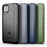 Rugged Shield Square Grid Texture TPU Phone Cover for Samsung Galaxy A12 - Black - 2