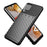 Thunder Series Twill Texture TPU Protection Case for Samsung Galaxy A12 - Black - 2