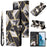 For Samsung Galaxy S20 FE 4G/5G/S20 Lite/S20 FE 2022 Lacquered Marble Pattern Leather Protection Case - Black - 1