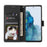 For Samsung Galaxy S20 FE 4G/5G/S20 Lite/S20 FE 2022 Lacquered Marble Pattern Leather Protection Case - Black - 5