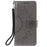 Imprinted Mandala Flower Protector Leather Case for Samsung Galaxy S21+ 5G Stand Flip Cover - Grey - 2