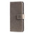 Imprinted Mandala Flower Protector Leather Case for Samsung Galaxy S21+ 5G Stand Flip Cover - Grey - 4