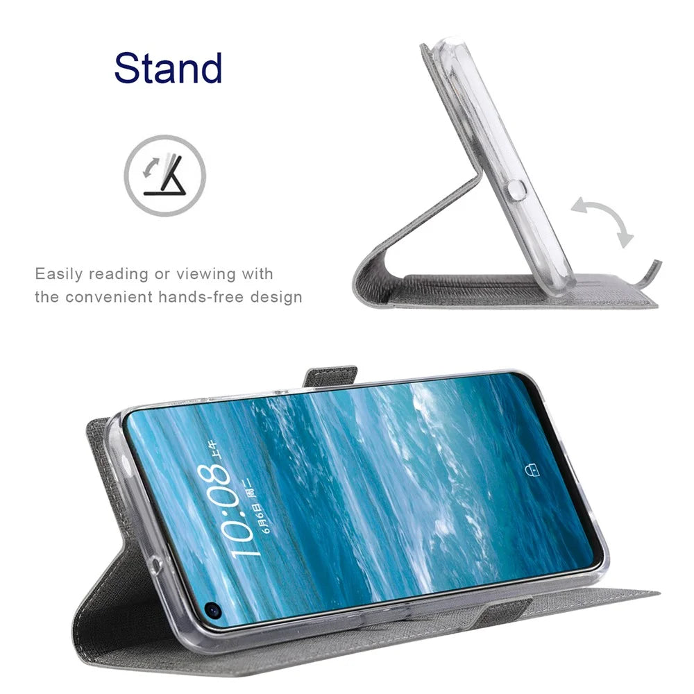 VILI K Series for Samsung Galaxy S20 FE 4G/5G/S20 Lite/S20 FE 2022 Wallet Stand Leather Cover - Grey - 6