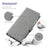 VILI K Series for Samsung Galaxy S20 FE 4G/5G/S20 Lite/S20 FE 2022 Wallet Stand Leather Cover - Grey - 7