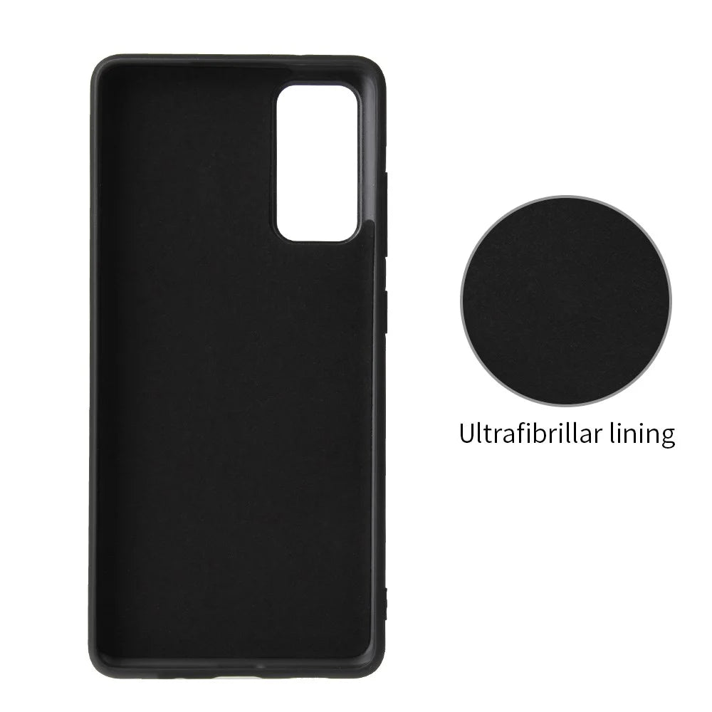 For Samsung Galaxy S20 FE 4G/5G/S20 Lite/S20 FE 2022 PU Leather Coated Phone Cover Shell + Ring-Shape Kickstand - Carbon Fiber Texture - 7