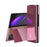 For Samsung Galaxy Z Fold2 5G Flip Leather Cover with Stand Full Body Protective Phone Case - Rose Gold - 1