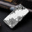 Supporting Stand Anti-scratch Shockproof Leather Case Pattern Printing Cover with Lanyard for Samsung Galaxy A12 - Lace Flower - 6