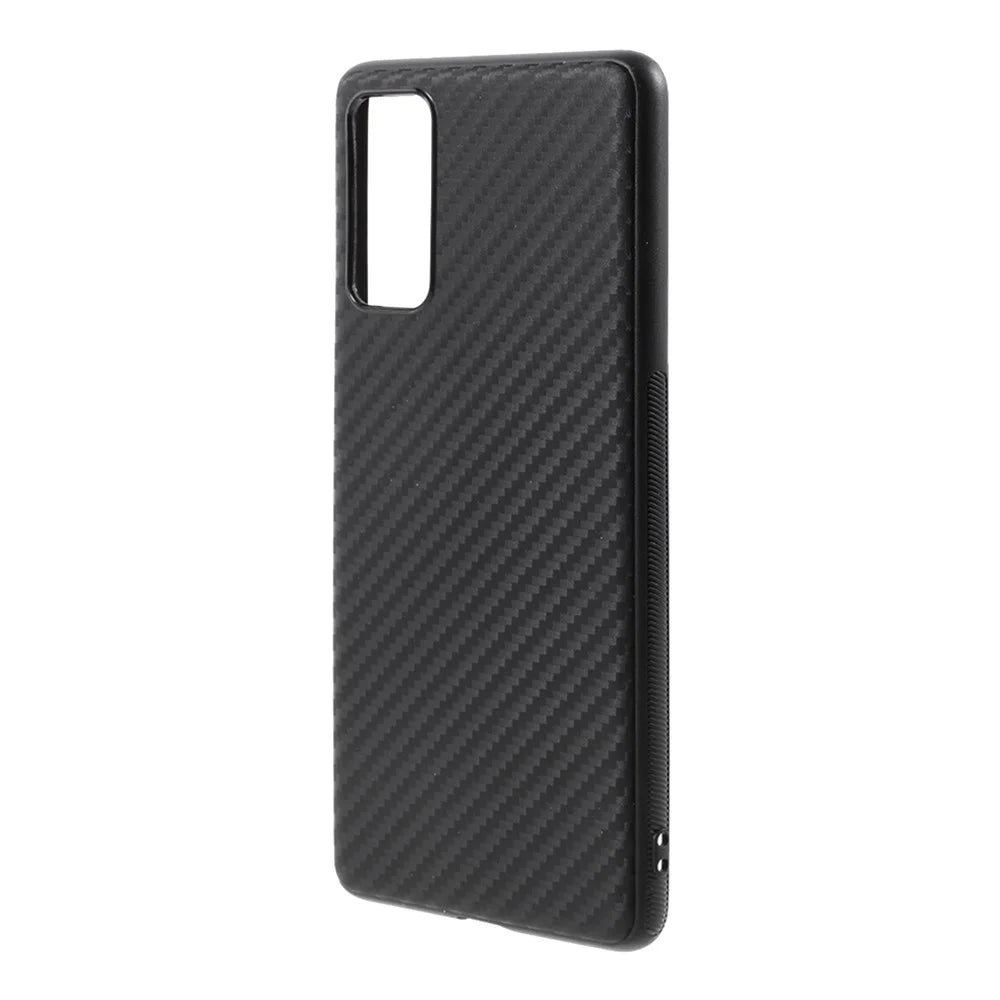 For Samsung Galaxy S20 FE 4G/5G/S20 Lite/S20 FE 2022 Carbon Fiber Texture TPU Case Shell - 3