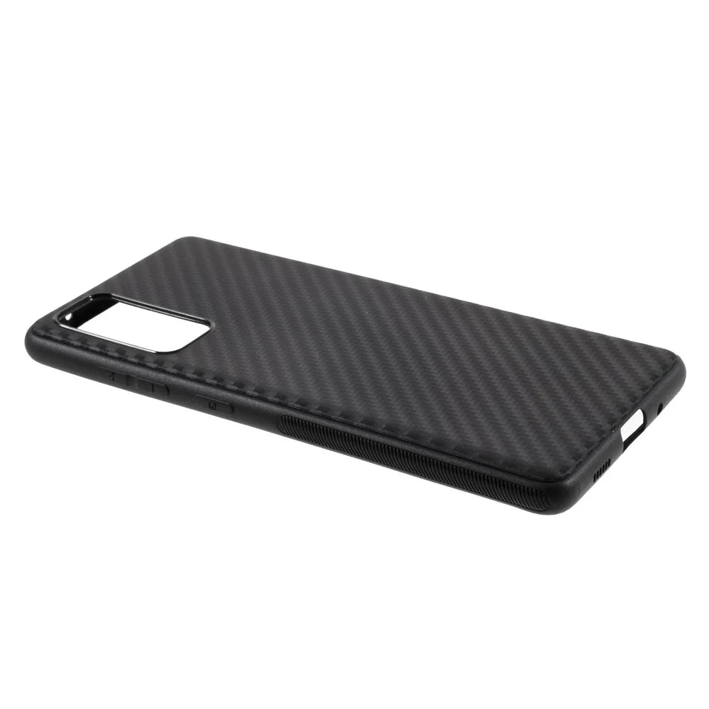For Samsung Galaxy S20 FE 4G/5G/S20 Lite/S20 FE 2022 Carbon Fiber Texture TPU Case Shell - 4