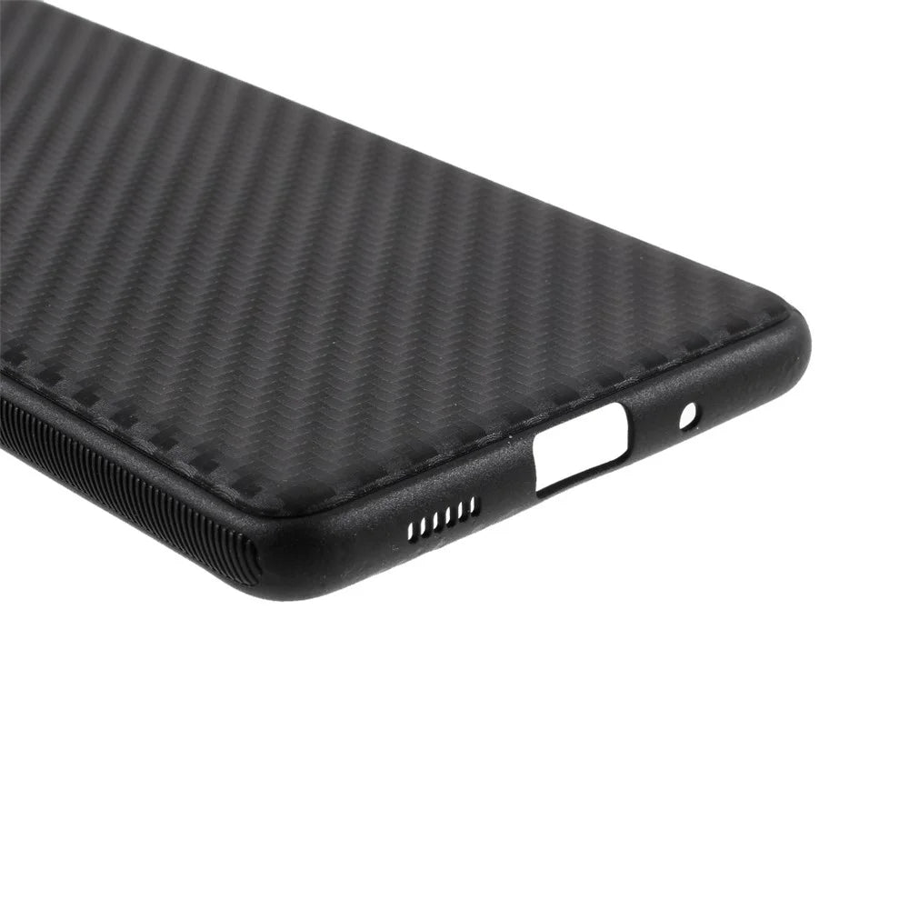 For Samsung Galaxy S20 FE 4G/5G/S20 Lite/S20 FE 2022 Carbon Fiber Texture TPU Case Shell - 7