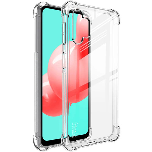 IMAK Shockproof Airbag TPU Shell + Anti-Scratch Screen Protector Film for Samsung Galaxy A32 5G / M32 5G - Transparent - 1