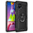 Ring Kickstand Anti-drop Cover for Samsung Galaxy M51 Hybrid PC + TPU Protective Shell - Black - 1