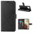 TPU + PU Leather Phone Stand Cover for Samsung Galaxy A12 - Black - 1