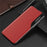 Case View Window PU Leather Stand Cover for Samsung Galaxy A12 - Red - 2