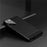 MOFI Carbon Fiber Texture Brushed TPU Back Mobile Phone Case for Samsung Galaxy S21 Ultra 5G - Black - 3