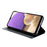 For Samsung Galaxy A13 5G / A32 5G / M32 5G View Window Leather Stand Phone Case - Black - 5