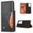 Auto-absorbed Wallet Leather Phone Shell for Samsung Galaxy S21 Ultra 5G - Black - 1