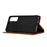 Auto-absorbed Wallet Stand Leather Protective Phone Shell for Samsung Galaxy S21 4G/5G - Black - 5