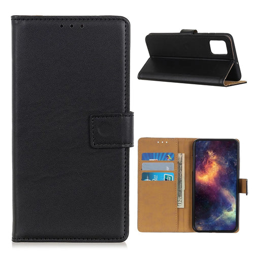 For Samsung Galaxy A52 4G/5G / A52s 5G Wallet Stand Flip Leather Phone Case - Black - 1