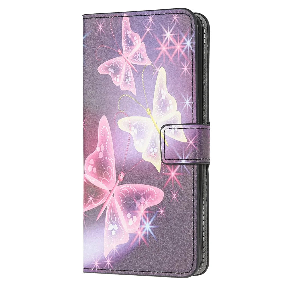 Pattern Printing Protective Cover for Samsung Galaxy A32 5G / M32 5G Wallet Leather Phone Shell - Butterfly - 2