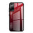 TPU Edge + Color Gradient Pattern Tempered Glass Case for Samsung Galaxy S21 Plus 5G - Red/Black - 1