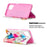 Auto-absorbed Stylish Patterned PU Leather Wallet Case for Samsung Galaxy A12 - Two Butterflies - 5