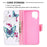 Pattern Printing Wallet Stand Flip Leather Phone Shell for Samsung Galaxy A12 - Flowers and Butterflies - 6
