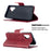 PU Leather Wallet Stylish Smartphone Case for Galaxy A32 5G / M32 5G - Red - 2