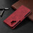 PU Leather Wallet Stylish Smartphone Case for Galaxy A32 5G / M32 5G - Red - 5