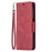 PU Leather Wallet Stylish Smartphone Case for Galaxy A32 5G / M32 5G - Red - 7