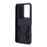 Plastic + TPU + Metal Hybrid Protector for Samsung Galaxy S21 Ultra 5G Case with Kickstand - Black - 3