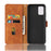 Wallet Stand Design Skin-feeling Wallet Leather Phone Case for Samsung Galaxy A02s (166.5mm) - Brown - 4