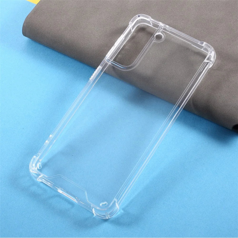 Shockproof Clear Acrylic Back + TPU Edge Combo Case for Samsung Galaxy S21+ 5G - 2