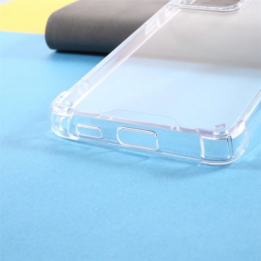Shockproof Clear Acrylic Back + TPU Edge Combo Case for Samsung Galaxy S21 Ultra - 4