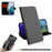 Mirror-like Surface Leather Wallet Stand Design Case with Wrist Strap for Samsung Galaxy S21 Plus 5G - Black - 1