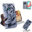 Leather Wallet Protective Pattern Printing Shell Case for Galaxy A32 5G / M32 5G - Tiger - 1