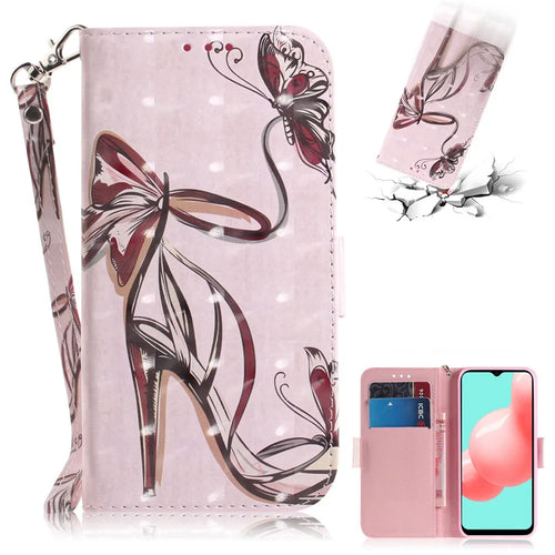 Magnetic Flip Pattern Printing Wallet PU Leather Shell for Galaxy A32 5G / M32 5G - Butterflies - 1