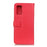 Litchi Skin PU Leather Drop Resistant Wallet Case Protector Protective Shell for Samsung Galaxy A52 4G/5G / A52s 5G - Red - 3