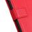 Litchi Skin PU Leather Drop Resistant Wallet Case Protector Protective Shell for Samsung Galaxy A52 4G/5G / A52s 5G - Red - 7