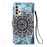 Pattern Printing Textured Wallet Stand Leather Case for Samsung Galaxy A32 5G/M32 5G - Flower Pattern - 3