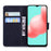 Wallet Leather Phone Stand Case for Samsung Galaxy A32 5G/M32 5G Tiger Face Imprinting Case - Black - 4