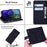 Wallet Leather Phone Stand Case for Samsung Galaxy A32 5G/M32 5G Tiger Face Imprinting Case - Black - 7